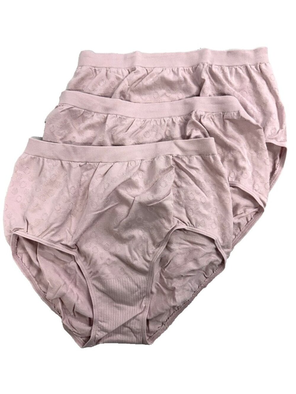 Bali Women Comfort Revolution Brief Panties 3-PK Light Pink Size 6/7
